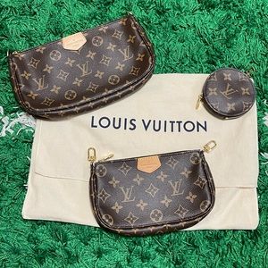 Loui Vuitton Multi Pochette Crossbody Bag